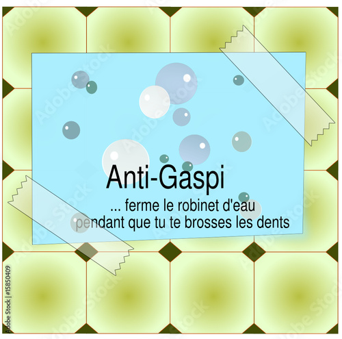 Economiser l'eau.