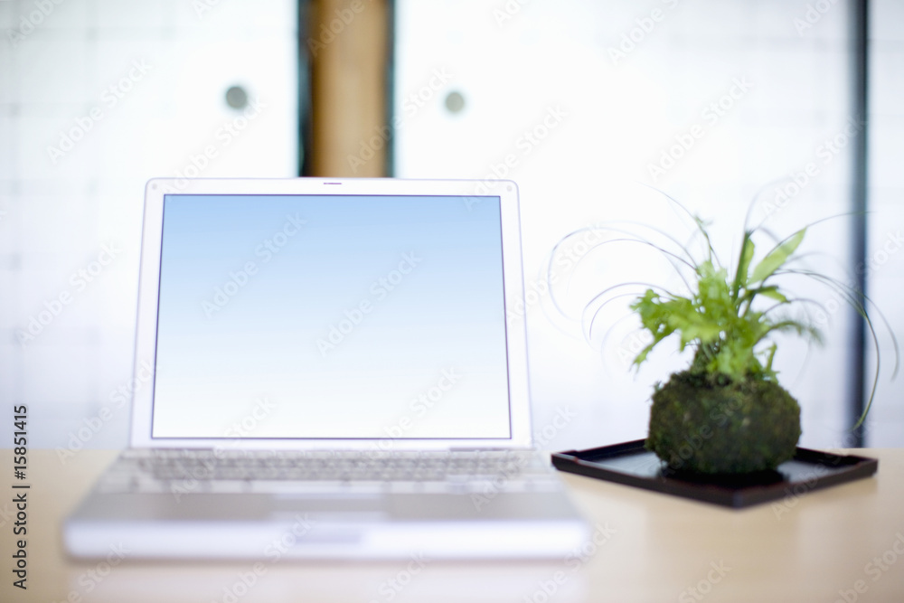 Fototapeta premium ノートパソコン