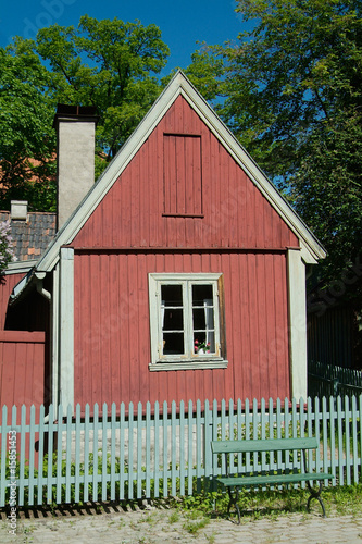 Old, red house