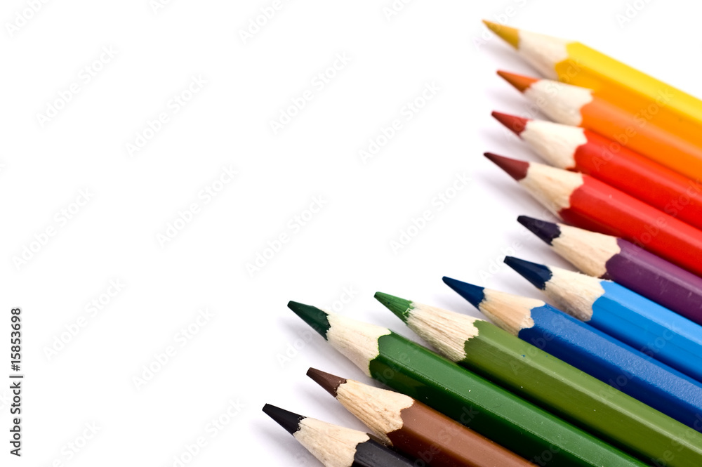 A set of colorful pencils (shallow depth-of-field) A set of colorful pencils (shallow depth-of-field)