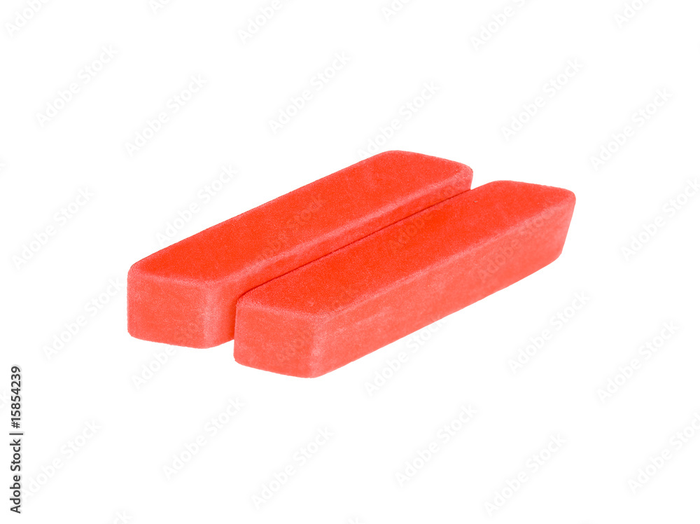 Two Red Erasers Two Red Erasers
