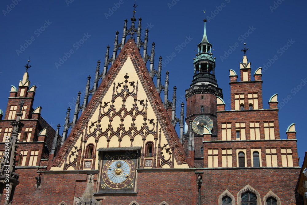 Fototapeta premium Rathaus Breslau