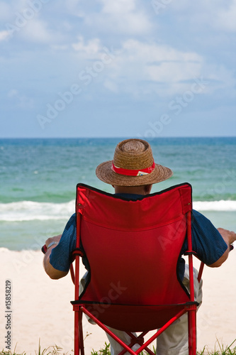 Relaxation on a Florida beach