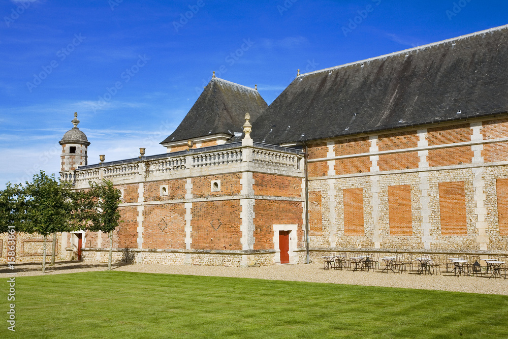 france,normandie,eure : château du Champ de Bataille