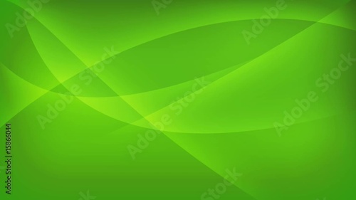 green background with moving curved lines