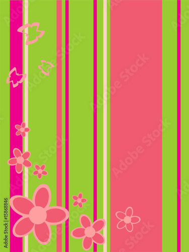 blüten und streifen