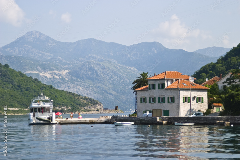 Ferry Boat in Montenegro