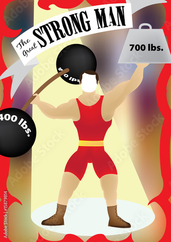 Circus Strong Man Foreground