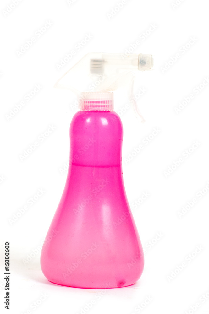 pink Spraying bottle isolated on white pink Spraying bottle isolated on white