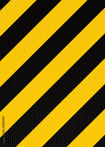 traditional warning stripe
