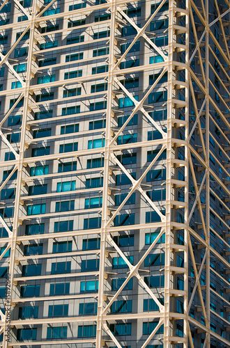 Modern skyscraper Close up