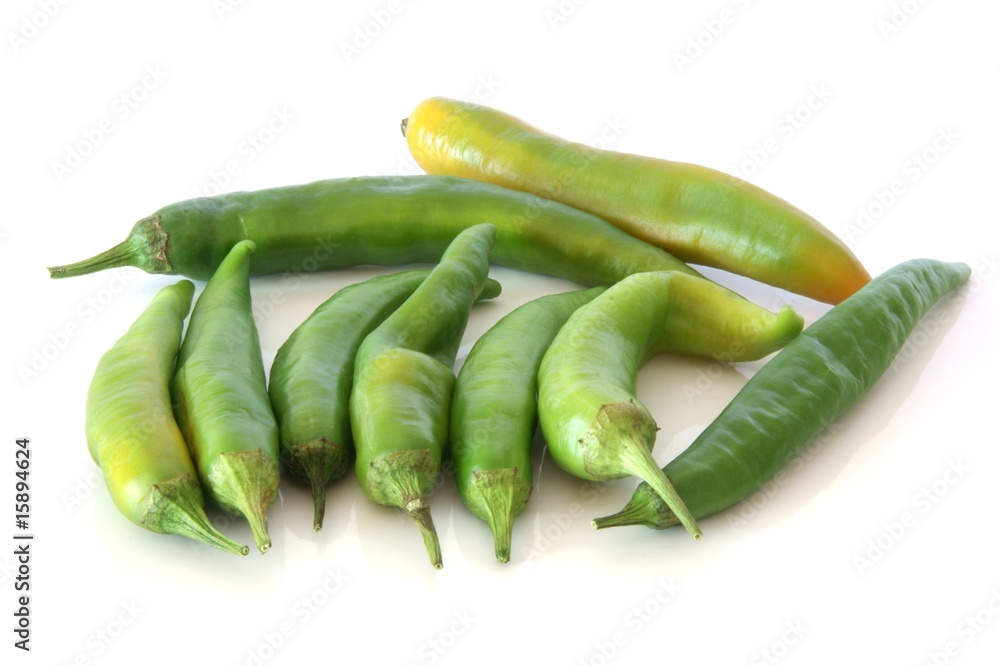 Grüner Bio-Chilli