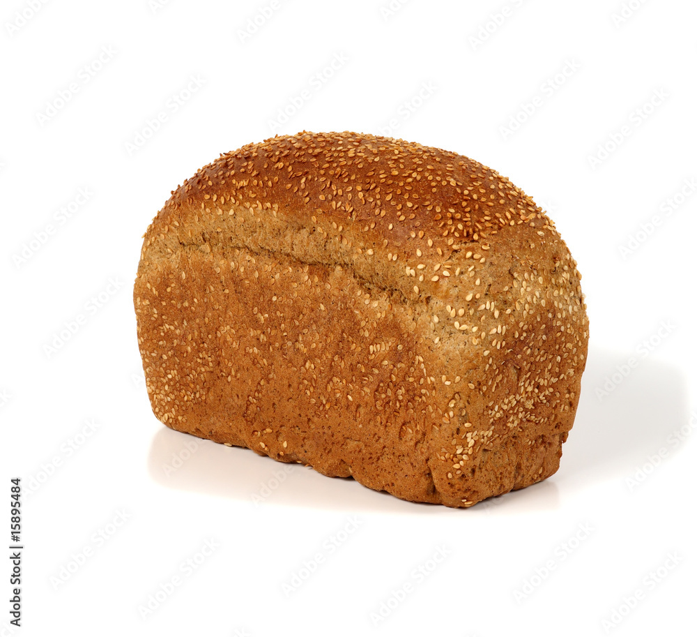Loaf of bread with sesame