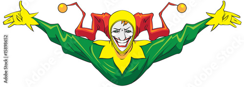Joker in a green suit.