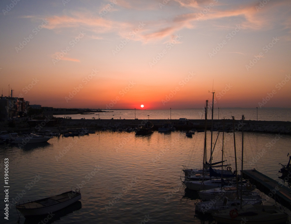 Sunset. Giovinazzo.