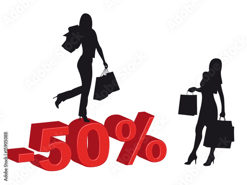 Ragazze shopping