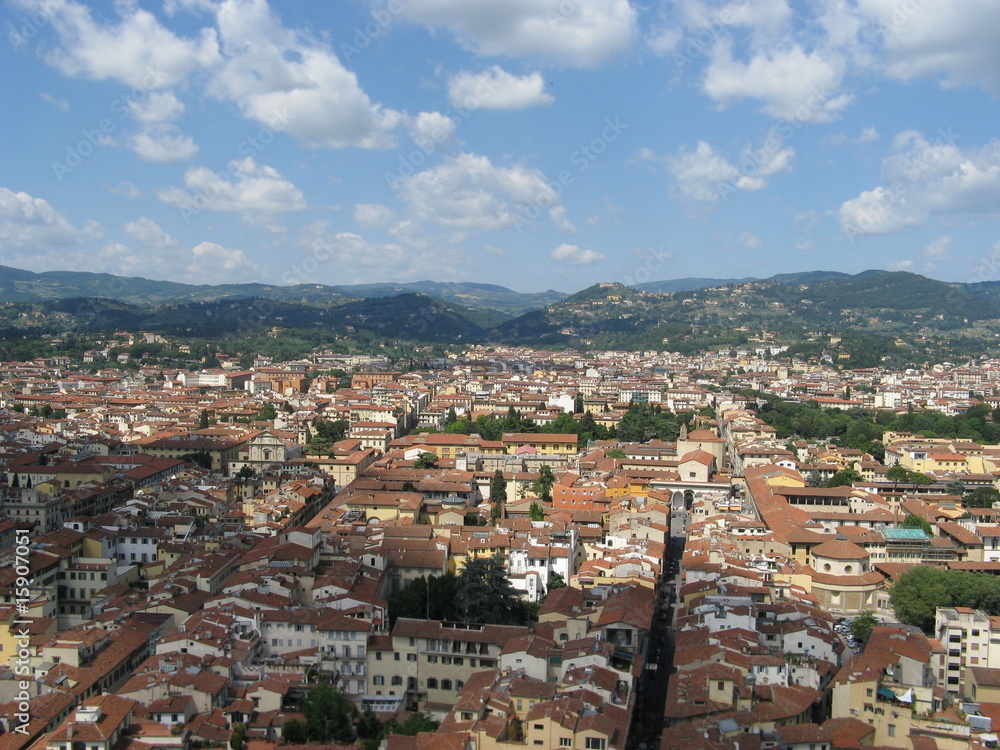 Blick vom Duomo Florenz