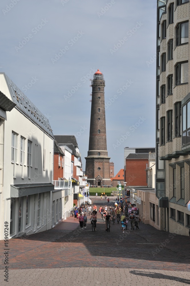 Fototapeta premium Leuchtturm von Borkum