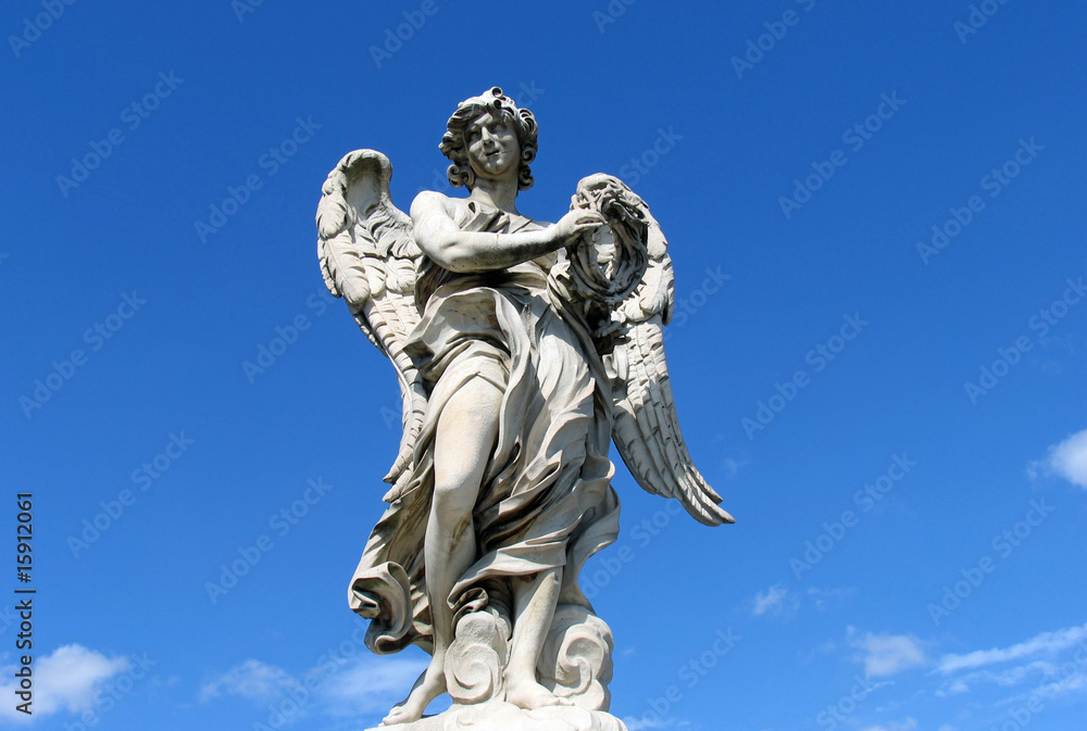Statue of an angel, Pons Aelius, Rome, Italy