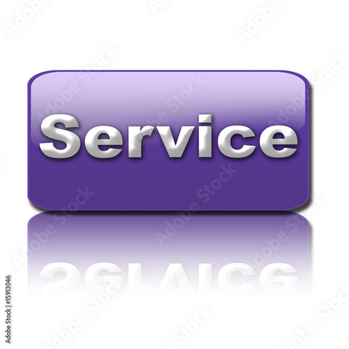 boton service azul