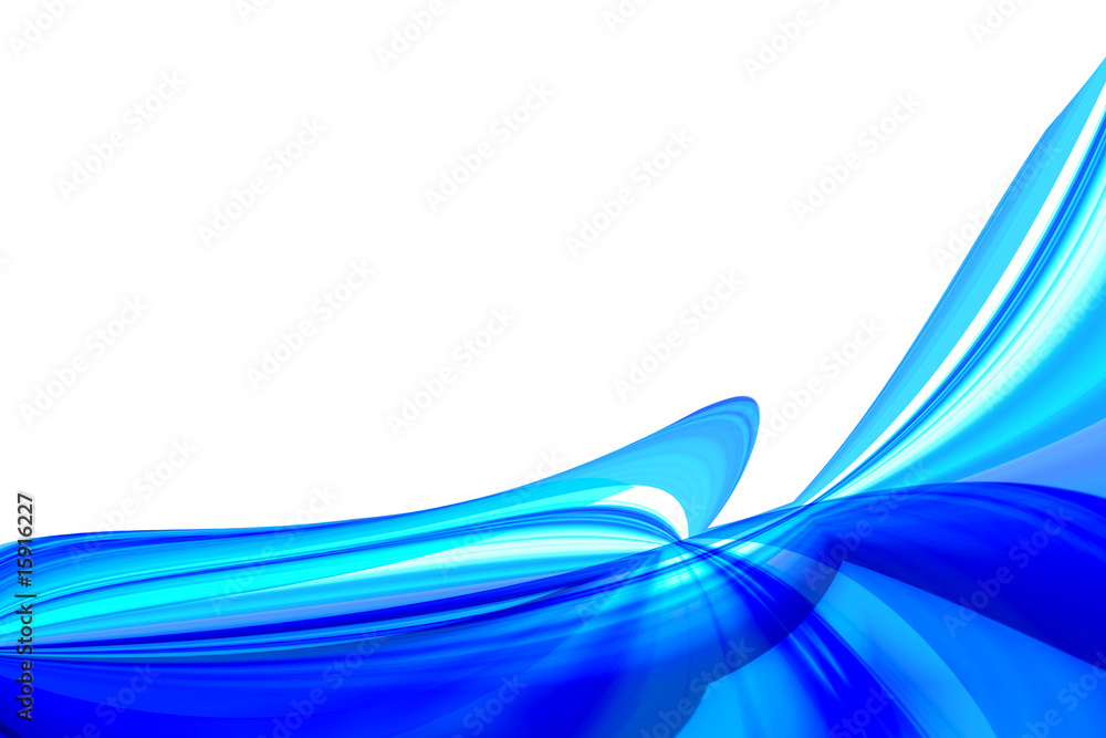 Fototapeta premium tarjeta onda azul