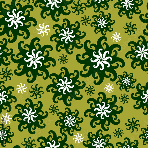 Seamless vintage floral pattern