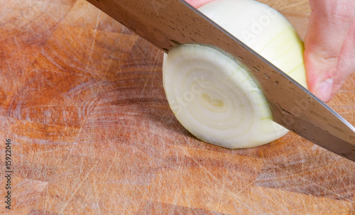 Chopping Salad Onion