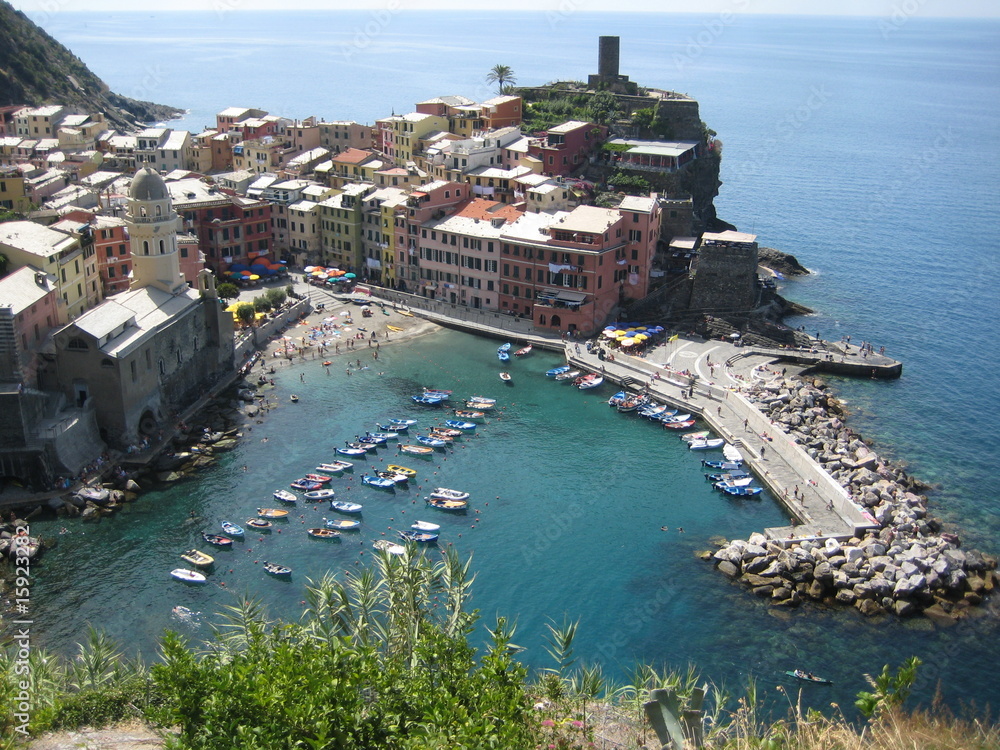 View of Vernazza, Cinque Terre, Italy