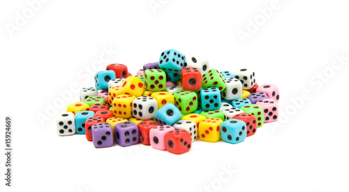 Foto Heap of dice