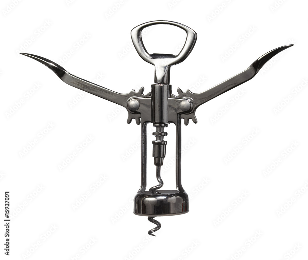 Naklejka premium cork bottle wine opener