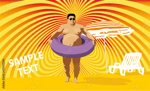 fat swimmer