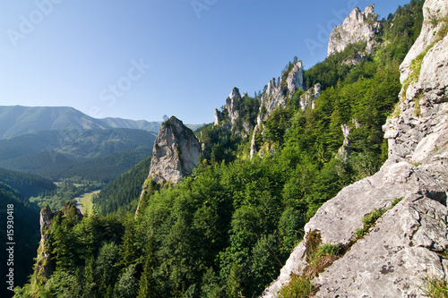 Rocks in the Little Fatra hills - Slovakia/Europe