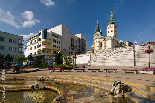 Foto Renaissance church in Zilina, Slovakia, Central Europe