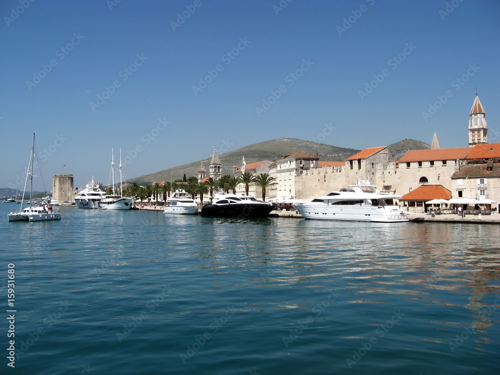 city of trogir waterfront