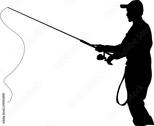 pêcheur silhouette 1
