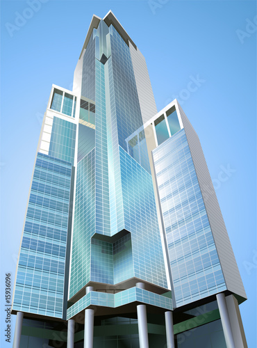 modern building vector