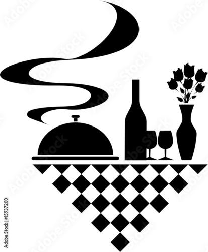 catering vector silhouettes