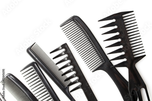 set of combs, hairstyle accessories