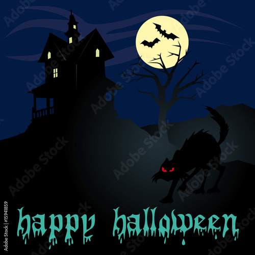happy halloween karte