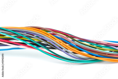 Bunch of different colored wires
