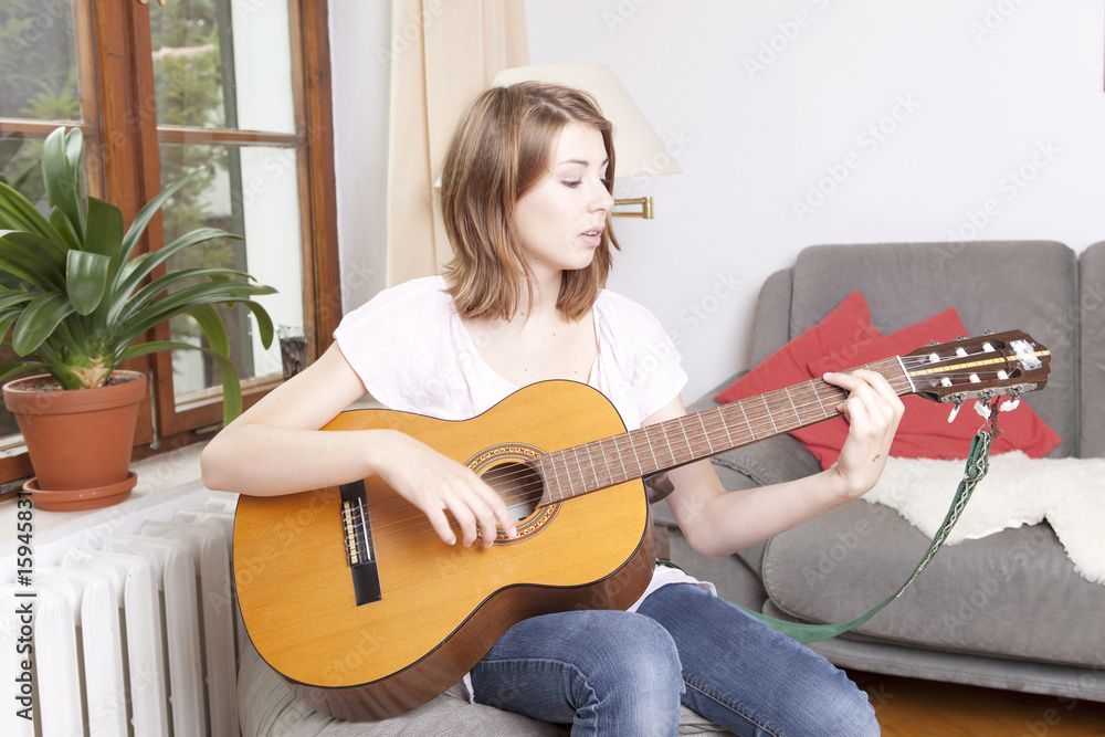 Fototapeta premium gitarre spielen