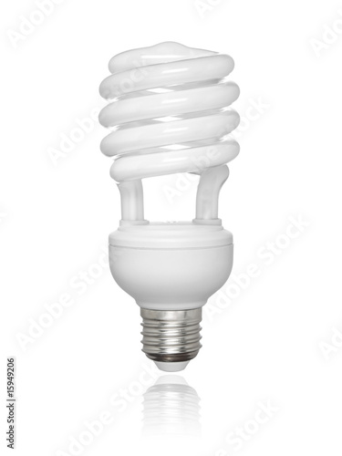 Isolated fluorescent light bulb