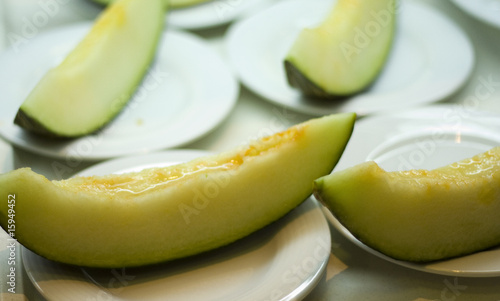 Melón en buffet