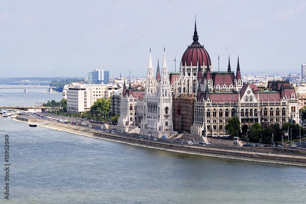Budapest: il parlamento sul Danubio - Ungheria Budapest: il parlamento sul Danubio - Ungheria