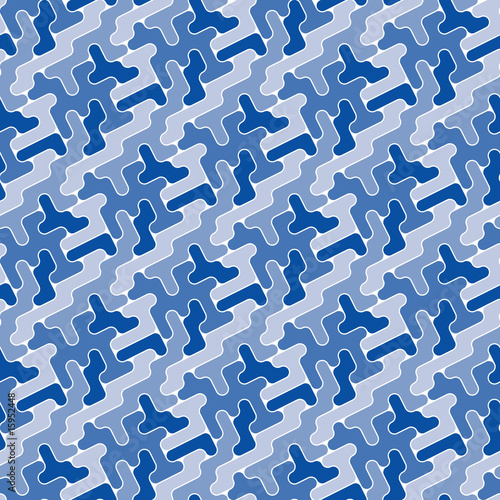 Seamless blue tile pattern