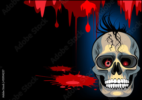 Fotografi halloween skull