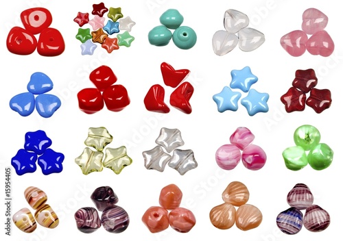Typical Czech glass beads