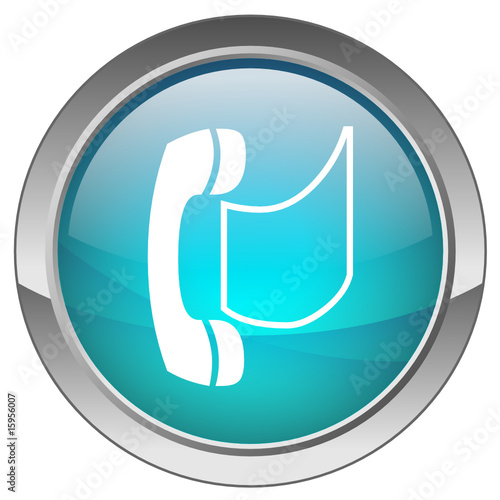 Bouton "Fax" (bleu)