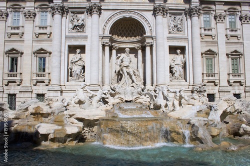 Rome - Fontana di Trevi - detail