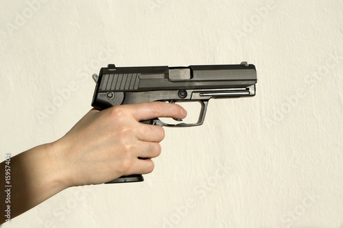 Принти на полотні hand with the colt